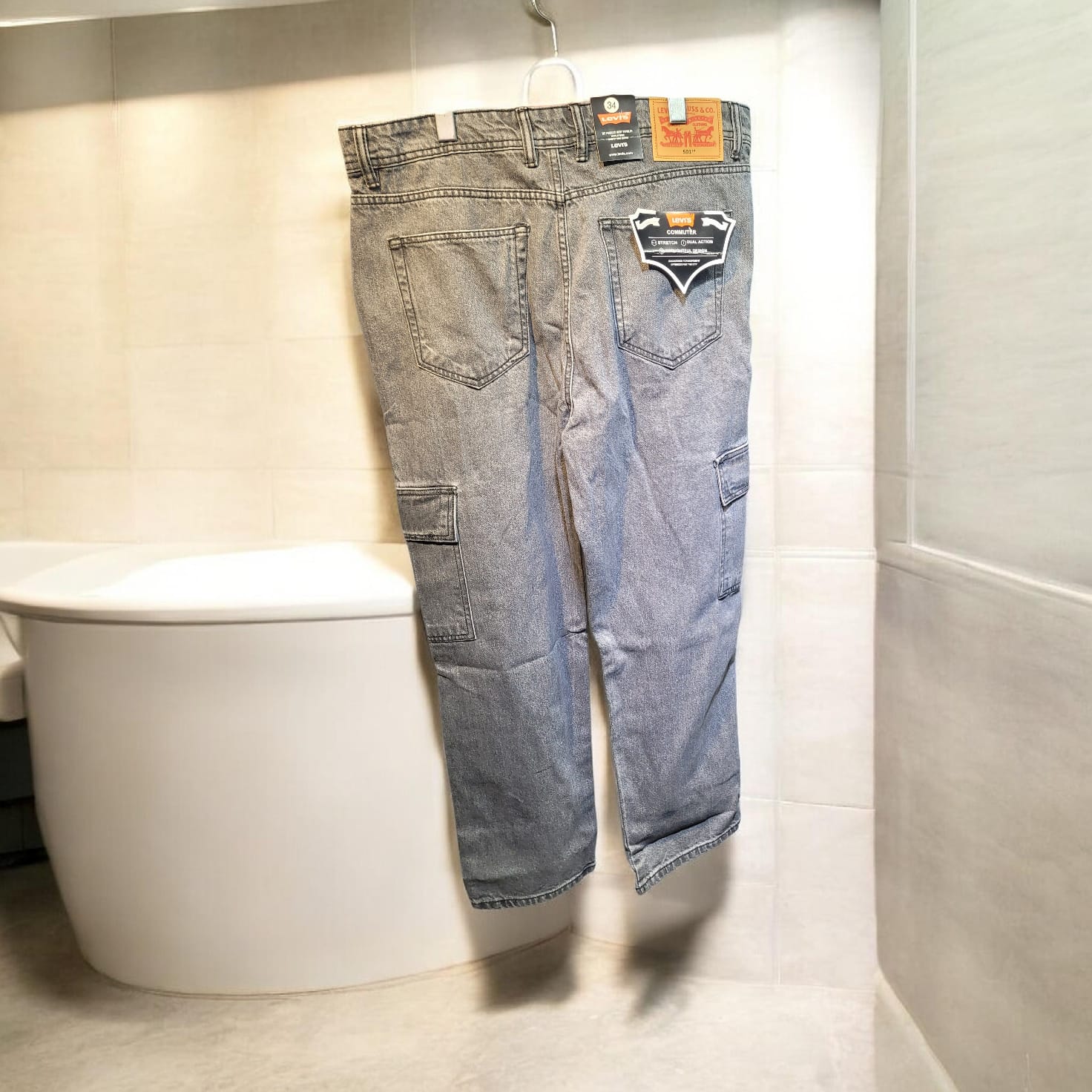 MOBILE BAGGY / CARGO JEANS PENTS MEN'S - Image 2