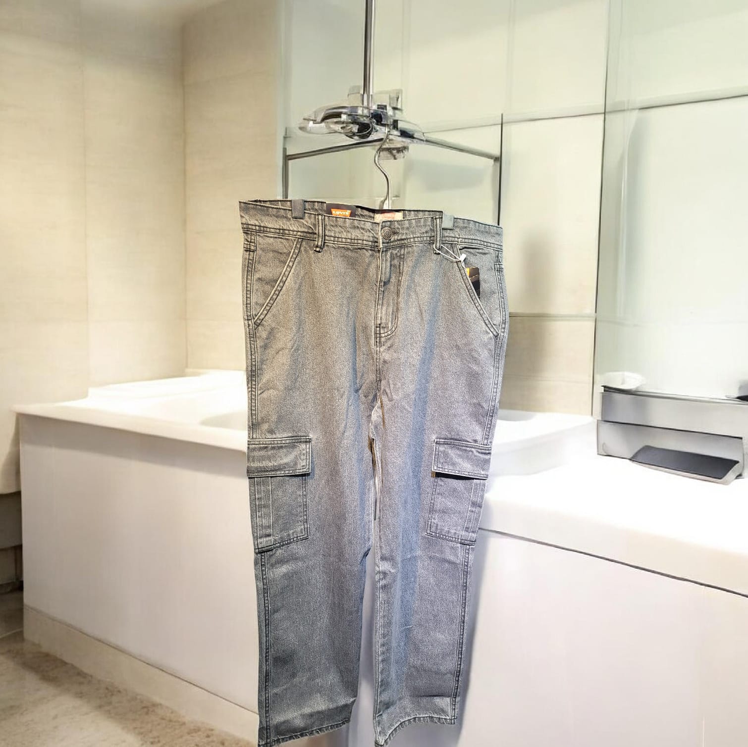MOBILE BAGGY / CARGO JEANS PENTS MEN'S - Image 3